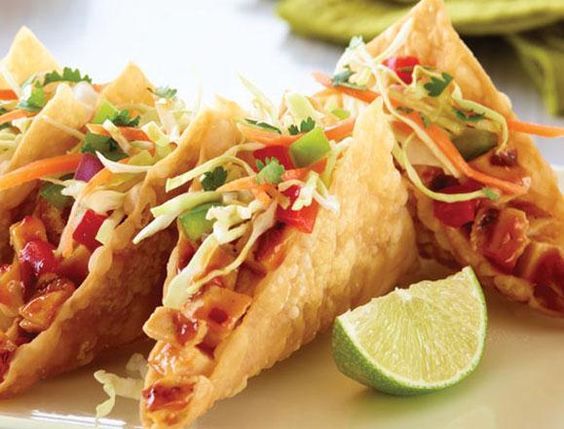 73aaabf6330f9352cca236179eda6b7f--chicken-wonton-tacos-chicken-wontons